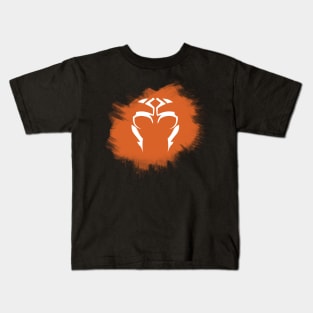 Ahsoka Tano Master Design [Black Background] Kids T-Shirt